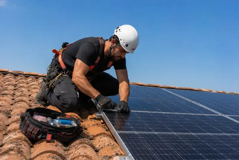 Maintenance et monitoring de panneaux solaires à Belin-Béliet